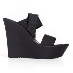 Steve Madden Wedges black 6